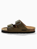 Sunbay Klapki "Trefle" w kolorze khaki