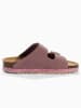 Sunbay Leder-Pantoletten "Trefle" in Rosa
