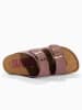 Sunbay Leder-Pantoletten "Trefle" in Rosa