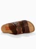 Sunbay Leder-Pantoletten "Trefle" in Braun