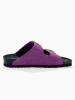 Sunbay Leren slippers "Calen" paars