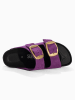 Sunbay Leren slippers "Calen" paars