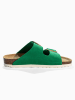 Sunbay Leren slippers "Calen" groen