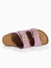 Sunbay Leder-Pantoletten "Trefle" in Rosa