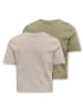KIDS ONLY 2er Set: Shirts "Rex" in Beige/ Khaki