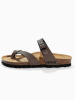 BACKSUN Teenslippers "Barcelone" bruin