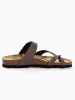 BACKSUN Teenslippers "Barcelone" bruin