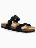 BACKSUN Slippers "Sechura" zwart