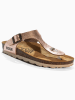 BACKSUN Teenslippers "Singapore" goudkleurig