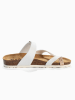BACKSUN Teenslippers "Barcelone" wit
