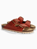 BACKSUN Pantoletten "Bali" in Rot