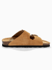 BACKSUN Slippers "Bali" lichtbruin