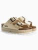 BACKSUN Slippers "Gwana" goudkleurig