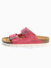 BACKSUN Leren slippers "Bali" roze
