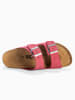 BACKSUN Leren slippers "Bali" roze