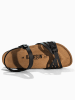 BACKSUN Sandalen "Rio" in Schwarz