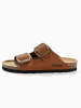 BACKSUN Slippers "Londrina" lichtbruin