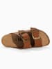 BACKSUN Slippers "Londrina" lichtbruin