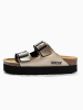 BACKSUN Slippers "Maldives" goudkleurig