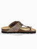 BACKSUN Leder-Zehentrenner "Singapore" in Bunt