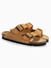 BACKSUN Slippers "Bali" lichtbruin