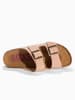 BACKSUN Leder-Pantoletten "Vada" in Rosa