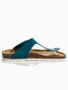 BACKSUN Leder-Zehentrenner "Singapore" in Blau