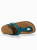 BACKSUN Leder-Zehentrenner "Singapore" in Blau