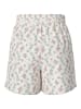 Pieces Shorts "Nya" in Creme/Rosa
