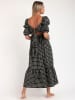 admas Kleid in Schwarz