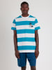admas Pyjama donkerblauw/lichtblauw/wit
