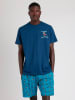 admas Pyjama blauw/donkerblauw