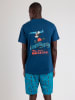 admas Pyjama blauw/donkerblauw
