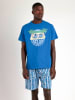 admas Pyjama in Blau