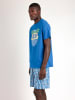 admas Pyjama in Blau