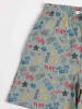 admas Pyjama in Grau/ Grün