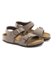 Birkenstock Leder-Sandalen "New York" in Beige