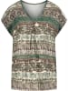WITT WEIDEN Blouse groen/lichtbruin/crème