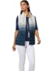 WITT WEIDEN Doorgestikte bodywarmer wit/donkerblauw