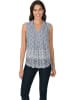 WITT WEIDEN Blousetop wit/donkerblauw