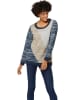 WITT WEIDEN Sweatshirt in Dunkelblau/ Beige