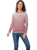 WITT WEIDEN Longsleeve in Weiß/ Rot