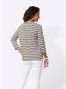 WITT WEIDEN Longsleeve in Khaki/ Weiß