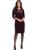 WITT WEIDEN Jurk bordeaux/zwart