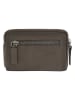 Camel Active Leren sleuteletui "Dallas" grijs - (B)11 x (H)7,5 x (D)2,5 cm