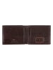 Camel Active Leder-Geldbörse "Panama" in Dunkelbraun - (B)11 x (H)8,5 x (T)1,5 cm