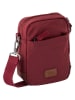 Camel Active Umhängetasche "City" in Dunkelrot - (B)16 x (H)21 x (T)6 cm