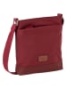 Camel Active Umhängetasche "City" in Dunkelrot - (B)22 x (H)22 x (T)4,5 cm