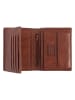 Camel Active Leder-Geldbörse "Panama" in Cognac - (B)10 x (H)12,5 x (T)2 cm
