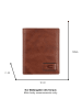 Camel Active Leder-Geldbörse "Panama" in Cognac - (B)10 x (H)12,5 x (T)2 cm